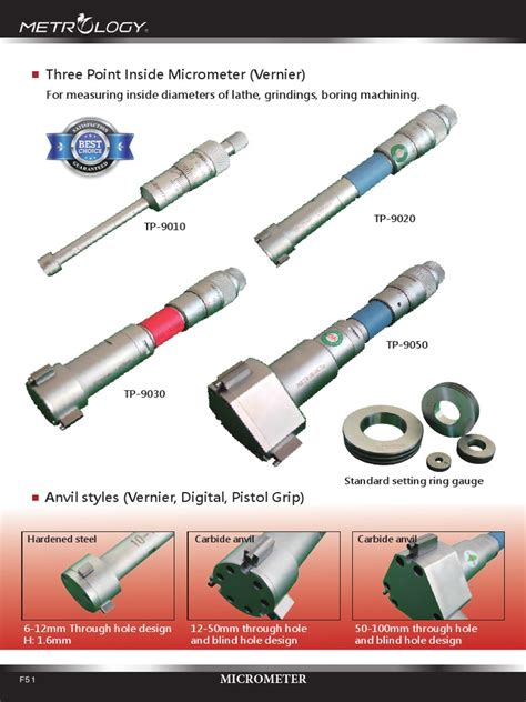 Metrology Three Point Contact Pdf Tools Measuring Instrument