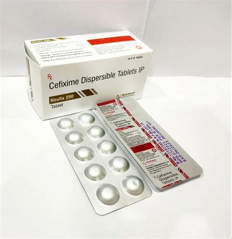 Allopathic Cefixime Mg Azithromycin Lactic Acid Bacillus Tab