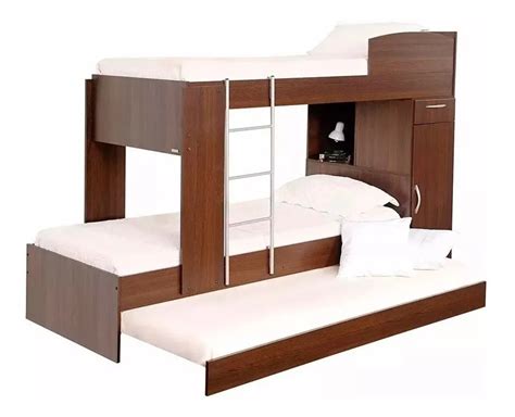 CAMA CUCHETA TRIPLE PLATINUM 954 CEDRO BLANCO TABACO ROBLE Casa