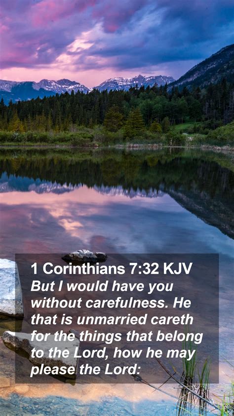 Corinthians Kjv Mobile Phone Wallpaper But I Would Have You