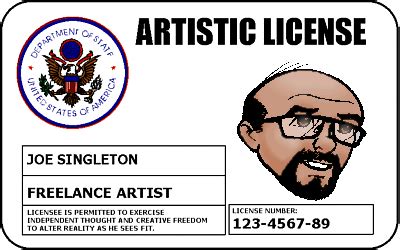 Artistic License May 07