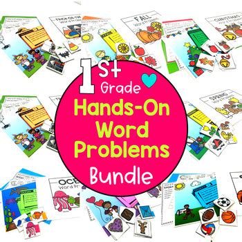 St Grade Hands On Word Problems Bundle Kits By Marvel Math