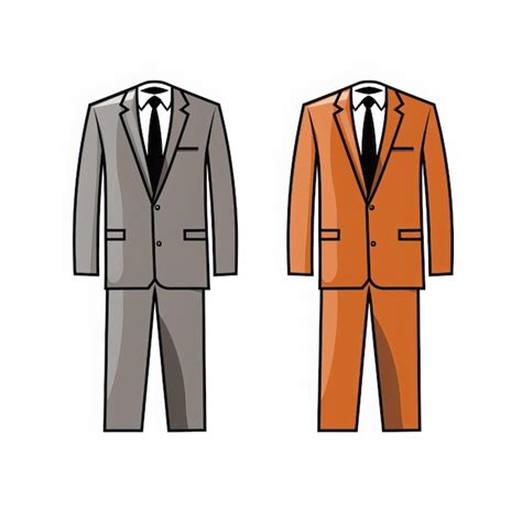 Premium Photo Set Of Men S Suits Vector Illustration In A Flat Style