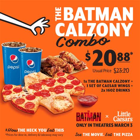 Have You Tried Little Caesars® Bat-Shaped Pepperoni Pizza – ‘THE BATMAN ...