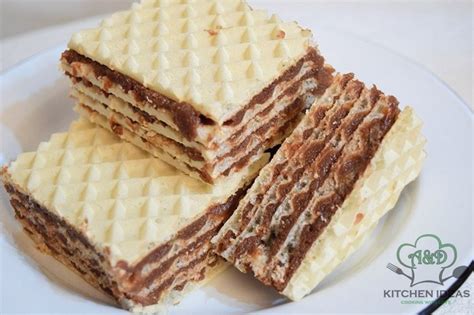 Chocolate Wafer Cake Traditional Balkan Dessert Recipe Desserts