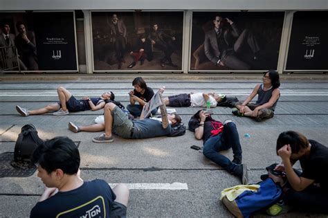 Hong Kongs Umbrella Revolution Protesters Refuse To Back Down Nbc News