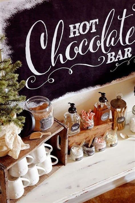 75 DIY Christmas Hot Cocoa Bar Ideas Lady Decluttered Christmas Hot