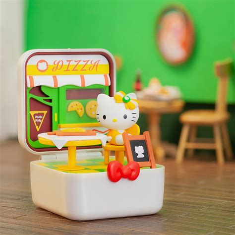 Pop Mart X Sanrio Hello Kitty Food Town Series Blind Box Scene Set