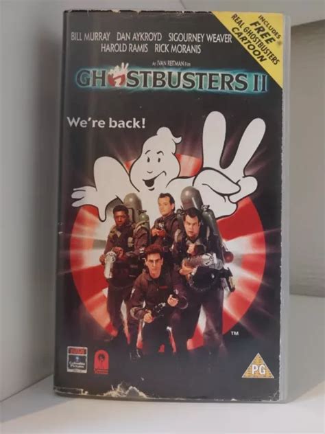 Ghostbusters Ii Vhs Video V Rare St Retail Release Murray Aykroyd