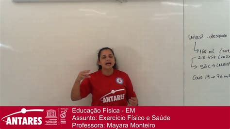 Educação Física EM Assunto Exercício Físico e Saúde Professora