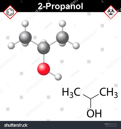 2 Propanol Structural Formula