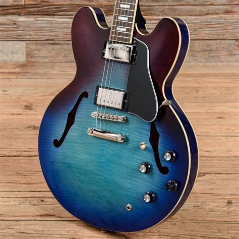 Epiphone Es 335 Figured Blue Burst 2020 Chicago Music Exchange