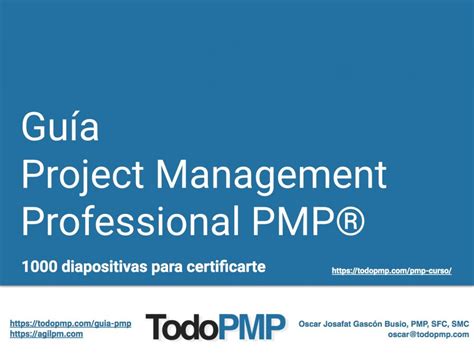 Guía TodoPMP Gratuita Descargas TodoPMP