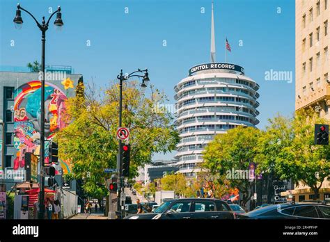 Los Angeles California Usa April The Capitol Records