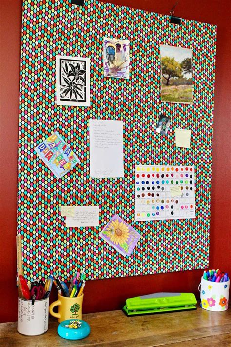 DIY Fabric Bulletin Board With Foam Core Welcome To Nana S