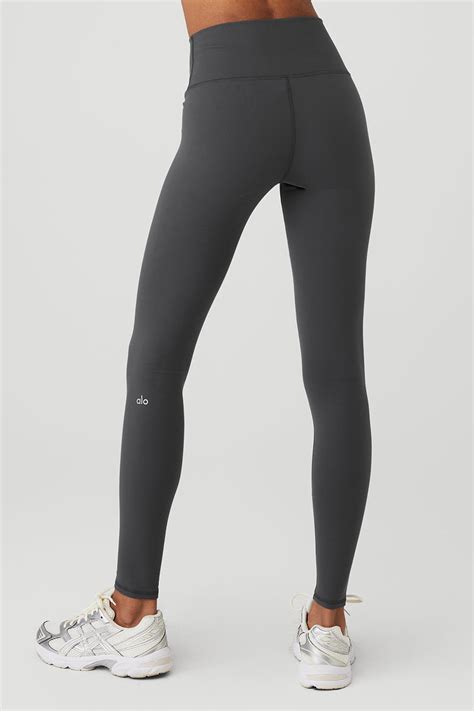 High Waist Airbrush Legging Anthracite Alo Yoga Mexico