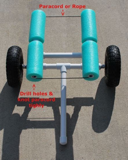 Diy Bulletproof Kayak Cart Build Instructions Pics Artofit