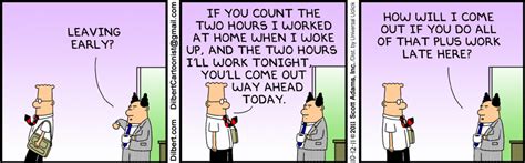 Dilbert on working hours | Rage on Omnipotent