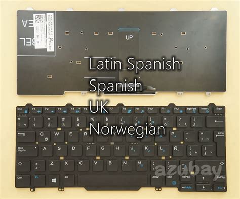 Teclado Latino español británico sueco para Dell Latitude E5450 5450