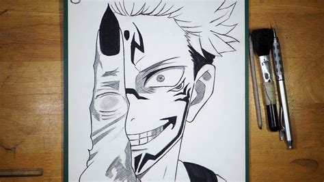 How To Draw Sukuna Jujutsu Kaisen Drawing Step By Step Artofit