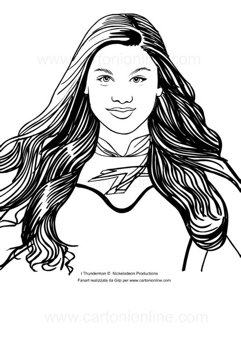 Phoebe Thunderman Coloring Pages Learny Kids