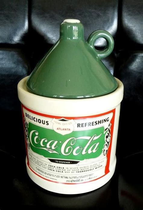 Coca Cola 1993 Syrup Jug Cookie Jar Antique Coca Cola Kitchen Decor