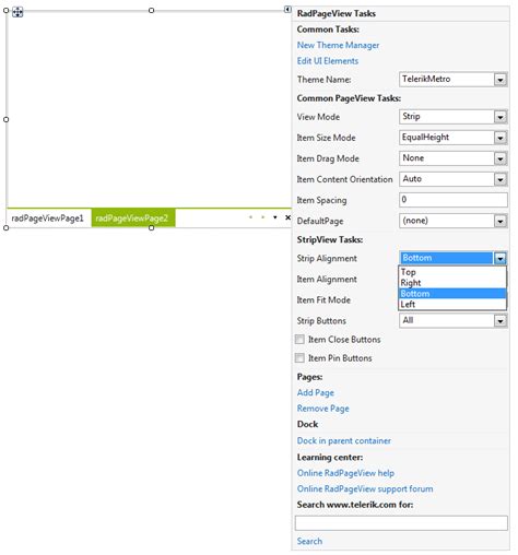 Getting Started RadPageView Telerik UI For WinForms