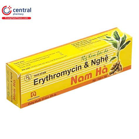 [chÍnh HÃng] Thuốc Erythromycin And Nghệ Nam Hà điều Trị Mụn Trứng Cá