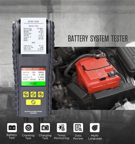 Buy Qpking Battery System Tester V V Battery Analyzer Battery Load