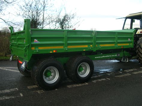 10T Dropside Tipping Trailer PF Trailers Prefab Engineering