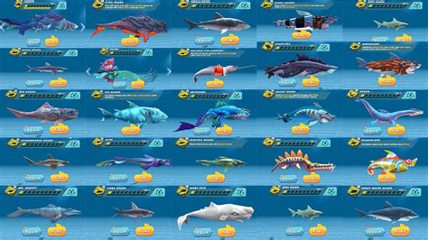 Hungry Shark Evolution All Sharks Unlocked Android Ios