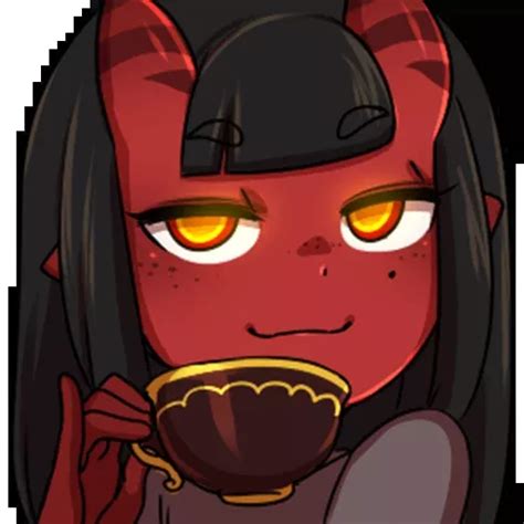 Telegram Sticker From Collection Merunya Anime Devil Cute