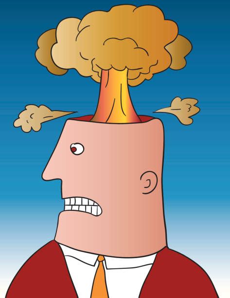 Cartoon Head Exploding Clip Art Vector Images And Illustrations Istock