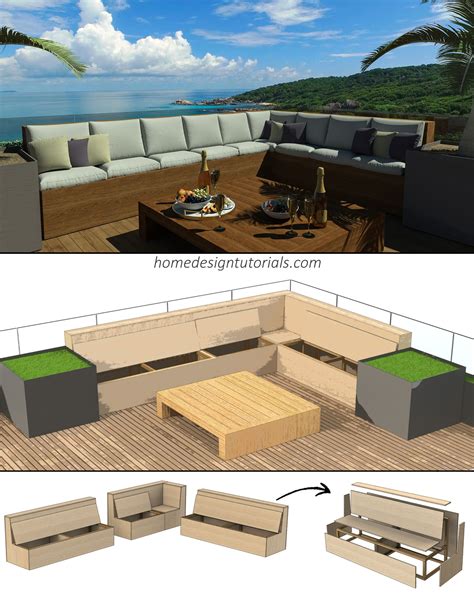 DIY Outdoor Seating | Diy outdoor seating, Modern outdoor seating, Diy ...