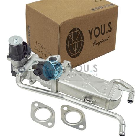 YOU S Original AGR Modul Abgasrückfuhr Ventil Kühler für AUDI SEAT