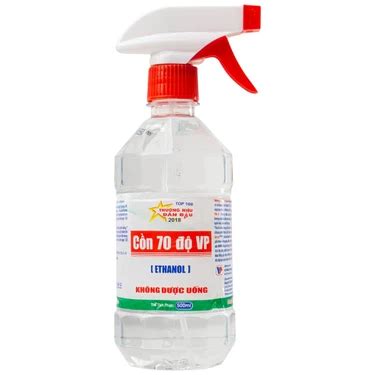 Bình xịt cồn khử khuẩn 70 Độ Vĩnh Phúc 500ml Chất lượng giá tốt