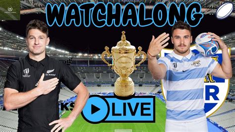 Live Rugby World Cup New Zealand Vs Argentina Build Up Watchalong