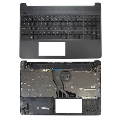 KOMPATIBEL FÜR HP 15S-EQ1053UR Laptop schwarz Handauflage Gehäuse Hülle ...