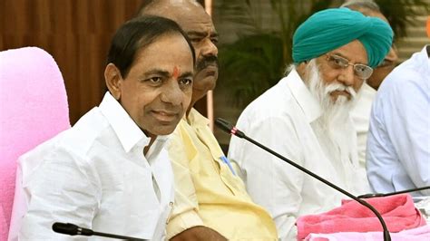 Cm Kcr Meeting With Farmers Cm