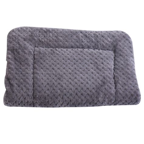 Pets Ultra Soft Pet Bed Washable Dog Bed Crate Mat for Medium Small Dogs Reversible Dog Crate ...