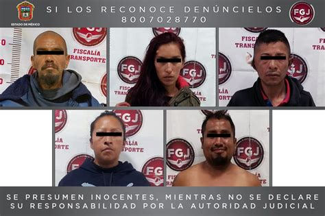 Fgjem Vinculó A Proceso A 5 Personas Investigadas Por El Delito De Robo