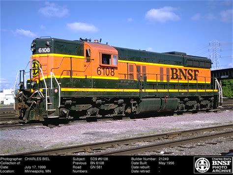 The Bnsf Photo Archive Sd9 6108