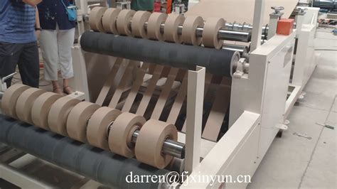 Automatic Slitting And Rewinding Kraft Paper Cutting Machine YouTube