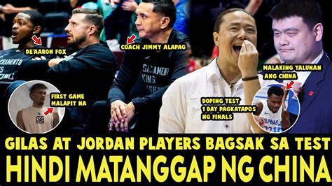 Gilas At Jordan Players Positive China Malaking Talunan Sacramento