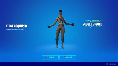 How To Get New Jiggle Jiggle Emote In Fortnite Youtube