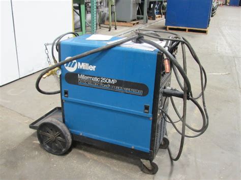 Miller Millermatic 250mp Mig Welder Package W Wire Feeder Cords Single Phase Bullseye