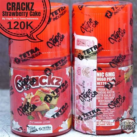 Jual Crackz V Strawberry Cake Ml By Vape On X Tetra Indonesia Di