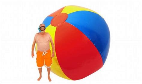 Giant Beach Ball Very Funny & Interesting Idea