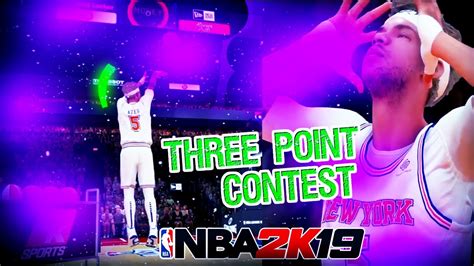 NBA 2K19 MyCareer Three Point Contest 2 111 YouTube