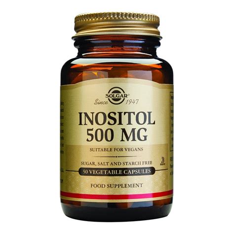 Solgar Inositol Cell Function 50 X 500mg Vegicaps